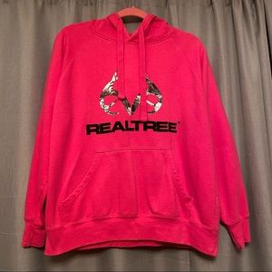 Realtree Pink Hoodie Size Large (L)